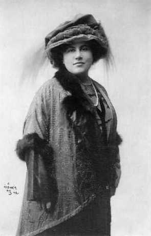 Prague Opera: Czech greatest opera diva Emmy Destinn (1878 - 1930), partner of Caruso and Toscanini